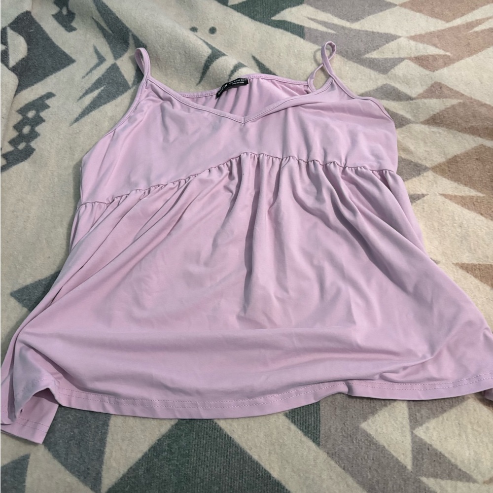 SHEIN Light Purple Tank Top